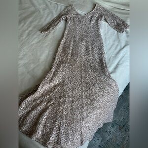 Elegant Sequined evening gown /  Dress